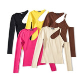 Women Sweater Knitwear Autumn Sexy Halter Shoulder-Baring Sweater