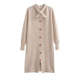 Women Sweater Knitwear Woolen Skirt Female Autumn and Winter Loose Knitted Dress