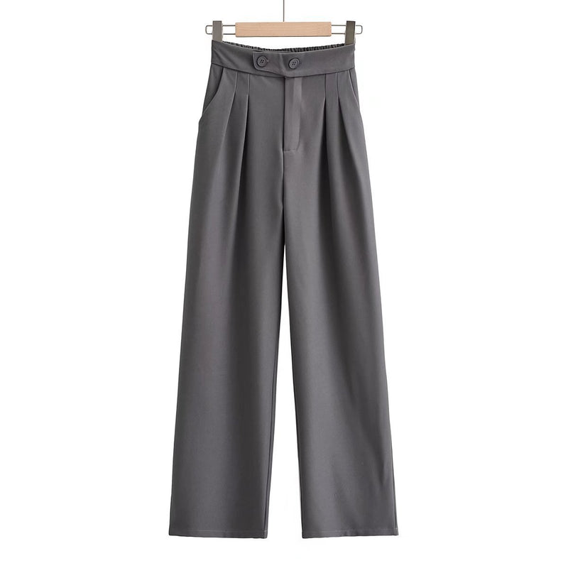 Women Sweatpants Fall Retro Loose Casual Trousers Straight Pants