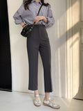 Women Sweatpants Spring Loose Split Suit Pants