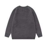 Unisex Sweater Autumn Jacquard Mink Stitching Sweater