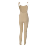 Women Jumpsuit Summer Sexy Backless Slim Fit Suspender Jumpsuit