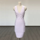 Women's Evening Dress Bandage One-Piece Dress Summer Backless Slim Fit Sexy Dress