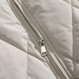 Unisex Winter Cotton Coat Lapel Cotton-Padded Coat Pocket Decoration Loose Cotton Coat