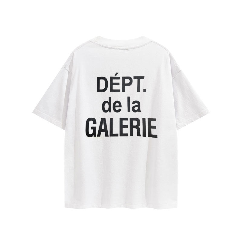 Gallery Dept T Shitrs Vintage Printed Summer plus Size Men and Women Short Sleeve
