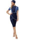 Muslim Bathing Suits Muslim Swimwear Short Sleeve Women Swimsuit Women Beach Swimsuit Burkini