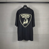 Men T-shirts pattern letters loose casual