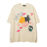 Men T Shirt Baseball Puff Print Short Sleeve T-shirt