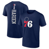 NBA T-Shirts NBA Basketball T-Shirt 76ers Harden Embiid Jersey Short Sleeve