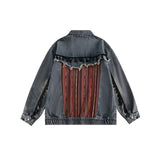 Unisex Jacket Retro Washed Denim Jacket for Men and Women Spring and Autumn Coat
