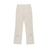 Men Sweatpants Solid Color Casual Wide Leg Pants Straight Loose Long Pants