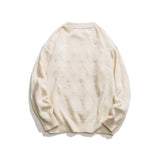 Unisex Sweater Winter Knitting Diamond Lattice Sweater