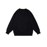 Unisex Sweater Autumn Steel Print Font Sweater