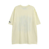 Men T Shirt Spider Puff Print Short Sleeve T-shirt