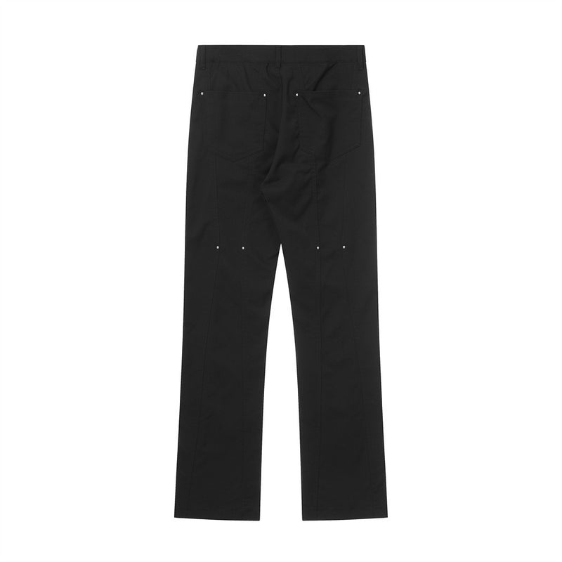 Men Sweatpants Pants Black Straight Loose Casual Trousers