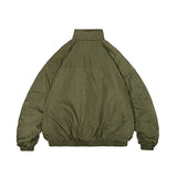 Unisex Winter Cotton Coat Vintage Loose Flight Jacket Cotton-Padded Jacket