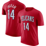 NBA T-Shirts NBA Jersey T-Shirt Pelicans Zion Fat Tigers Basketball Suit Short Sleeve