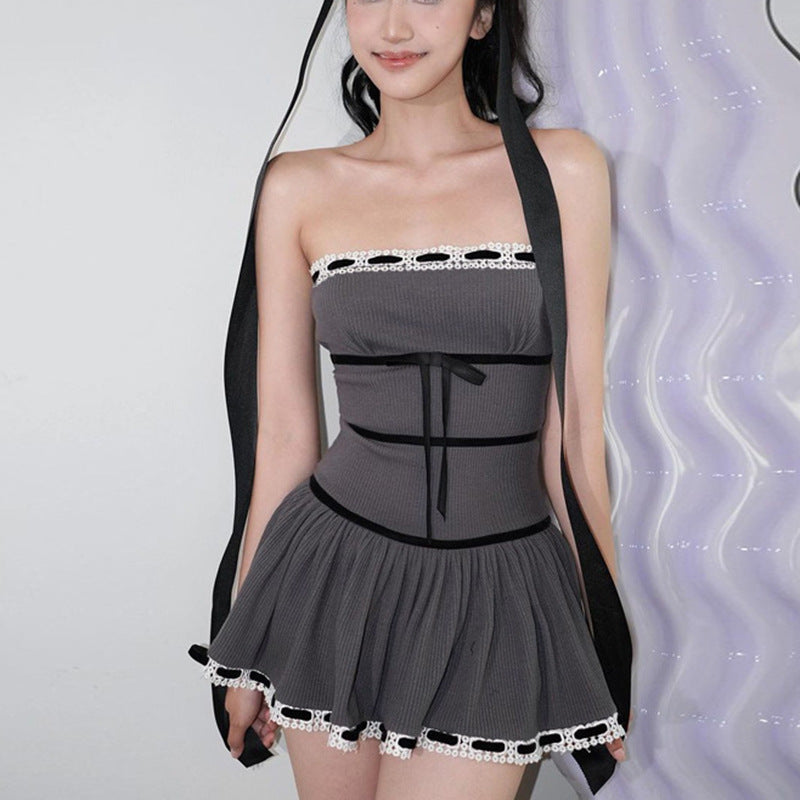 Women Dresse Short Umbrella Skirt