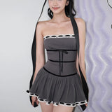 Women Dresse Short Umbrella Skirt