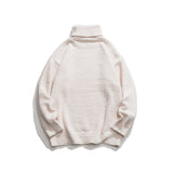 Unisex Sweater Winter Solid Color Turtleneck Sweater