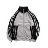 Unisex Jacket Autumn Stand Collar Stitching Jacket
