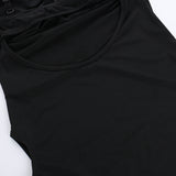 Women Dresses Spring Slim-Fitting Short Skirt Sexy Cutout Split Sling Dress (Csm202403)
