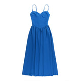 Women Dresses Summer Slim Fit Suspender Dress Sexy Long Dress