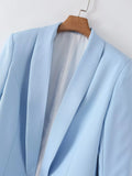 Women's Suits Casual Hemming Sleeve Lapel Small Suit Jacket Women's Top