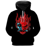 Cyberpunk 2077 Hoodie Autumn and Winter Cyberpunk 2077 Series 3D Hooded Sweater