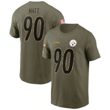 NFL T-Shirts NFL Football Printed Jerseys Short Sleeves Outdoor Sports Loose