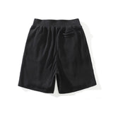 Men Shorts Vintage Waffle Frill Men Summer Casual Shorts