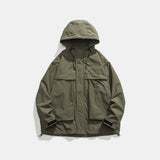 Unisex Jacket Autumn Windproof Hood Coat