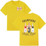 Champagne Social Club Shirt Champagne Social Club Drinking