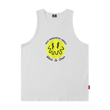 Mens Vest Bear Print Sleeveless T-Shirt Basketball Vest