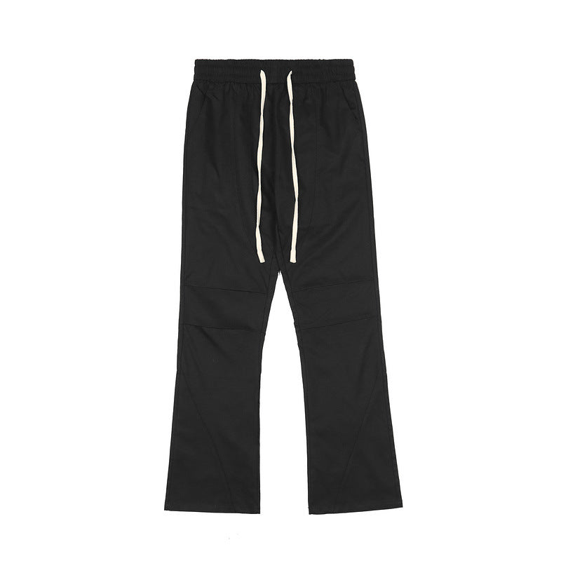Women Sweatpants Retro Casual Pants Men's and Women's Baggy Pants Solid Color Trousers