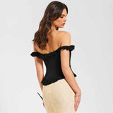 Women Tops Summer Slim Fit T-shirt Sexy Lace Top