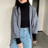 Women's Cardigan Sweater Autumn and Winter Knitting Coat Women's Cardigan Style Sweater 8t3117