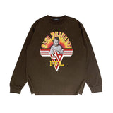 Amiri Long Sleeve Shirt Long Sleeve Long-Sleeved T-Shirt Blouse