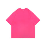 Vetements T Shirts VTM Rainbow Letter Rhinestone Loose Short Sleeve T-shirt