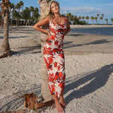Women Dresses Summer Slim Fit Backless Sling Dress