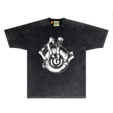 Gallery Dept T Shirts Tee Shirt Washed and Worn Short Sleeve T-shirt Blouse