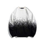 Unisex Sweater Autumn Gradient round Neck Thickened Sweater