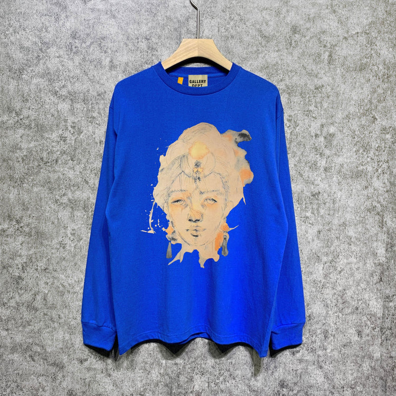 Gallery Dept Long Sleeved Shirt Fashion Brand Long Sleeve Long-Sleeved T-shirt Blouse
