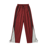 Women Sweatpants Retro Overalls Men's and Women's Loose Wide-Leg Pants Casual Pants