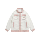 Unisex Jacket Stitching Loose Unisex Style Top