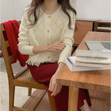 Women Knitwear Autumn Winter Retro Tassel Sweaters Cardigan