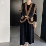 Women Cardigan Sweater Retro Baggy Coat 2t3216