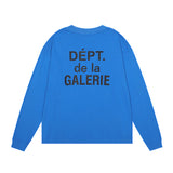 Gallery Dept Long Sleeve Shirt Alphabet Slogan Pocket Long Sleeve T-Shirt Bottom Shirt