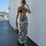 Women Dresses Summer Sexy Mesh Sleeveless Slim Fit Dress