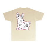Amiri T-Shirt Rabbit Printed Short Sleeve T-shirt